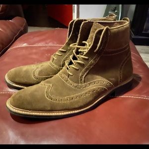 Original Penguin Shoes | Penguin Brown Suede Wingtip Ankle Boots | Color: Brown | Size: 11 | Matthewgarne481's Closet
